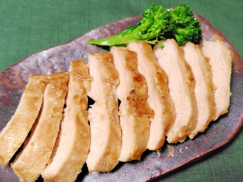 塩レモンマリネ鶏むね肉のしっとりマヨ焼き